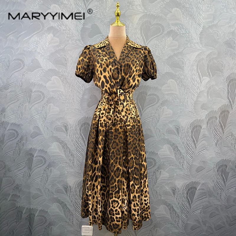 Summer Edit Clothing - MARYYIMEI Fashion leopard print women's clothing