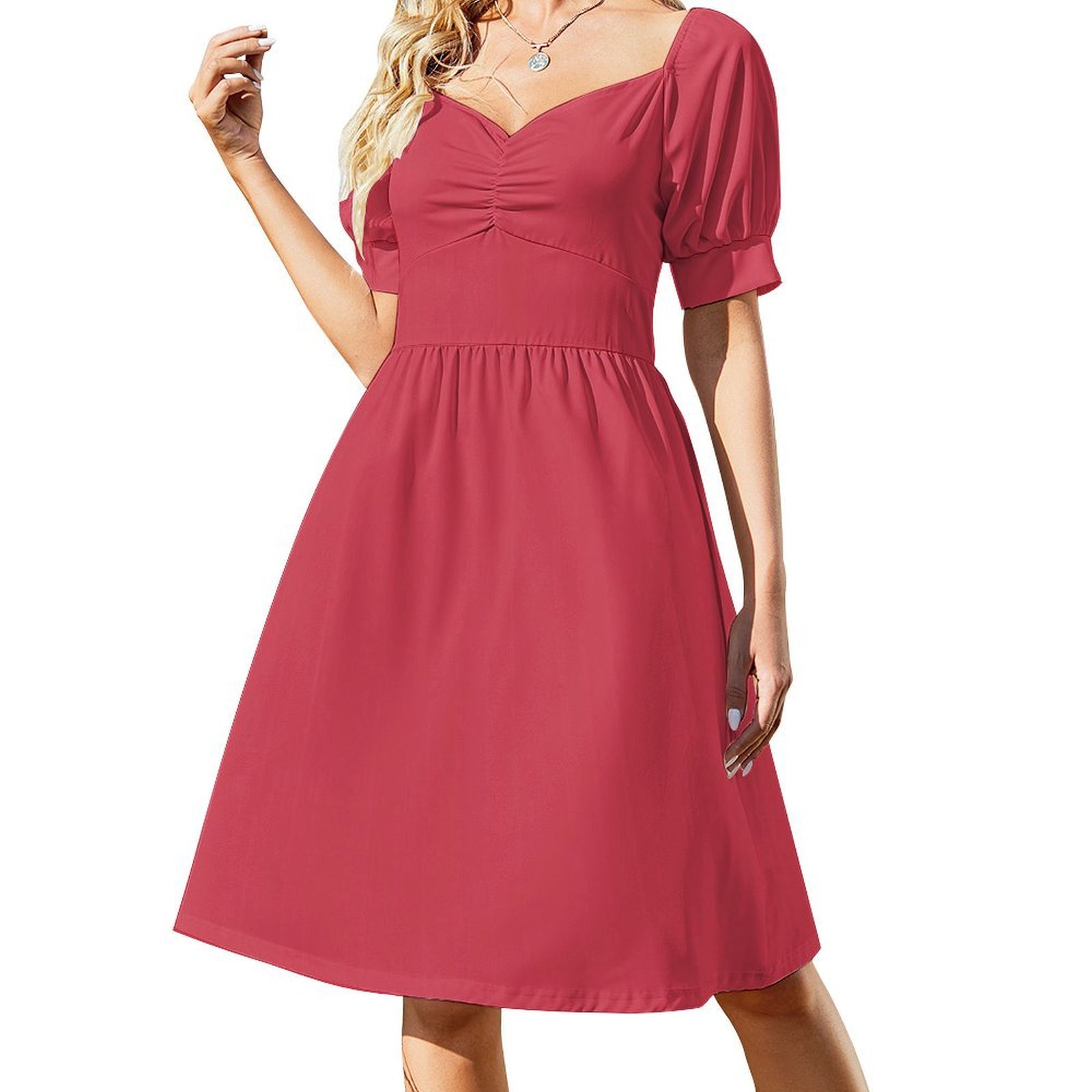 Paprika Floral Smock Dress For - Summer Clothing Colors review and price