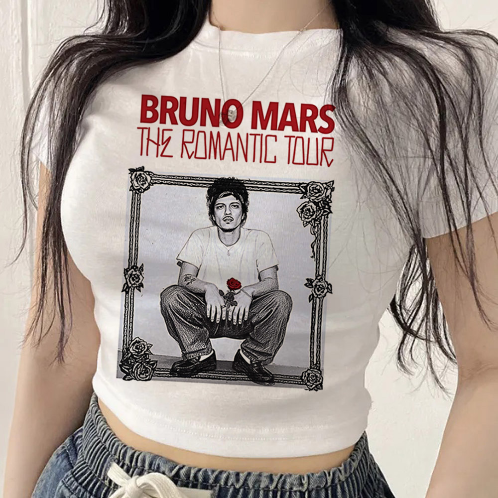 Bruno Mars crop top teen anime - Summer Clothing Teens review and price
