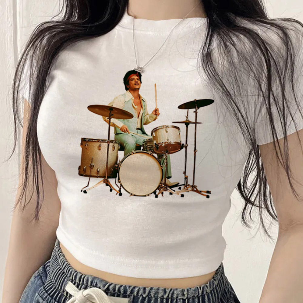 Bruno Mars crop top teen anime - Summer Clothing Teens review and price