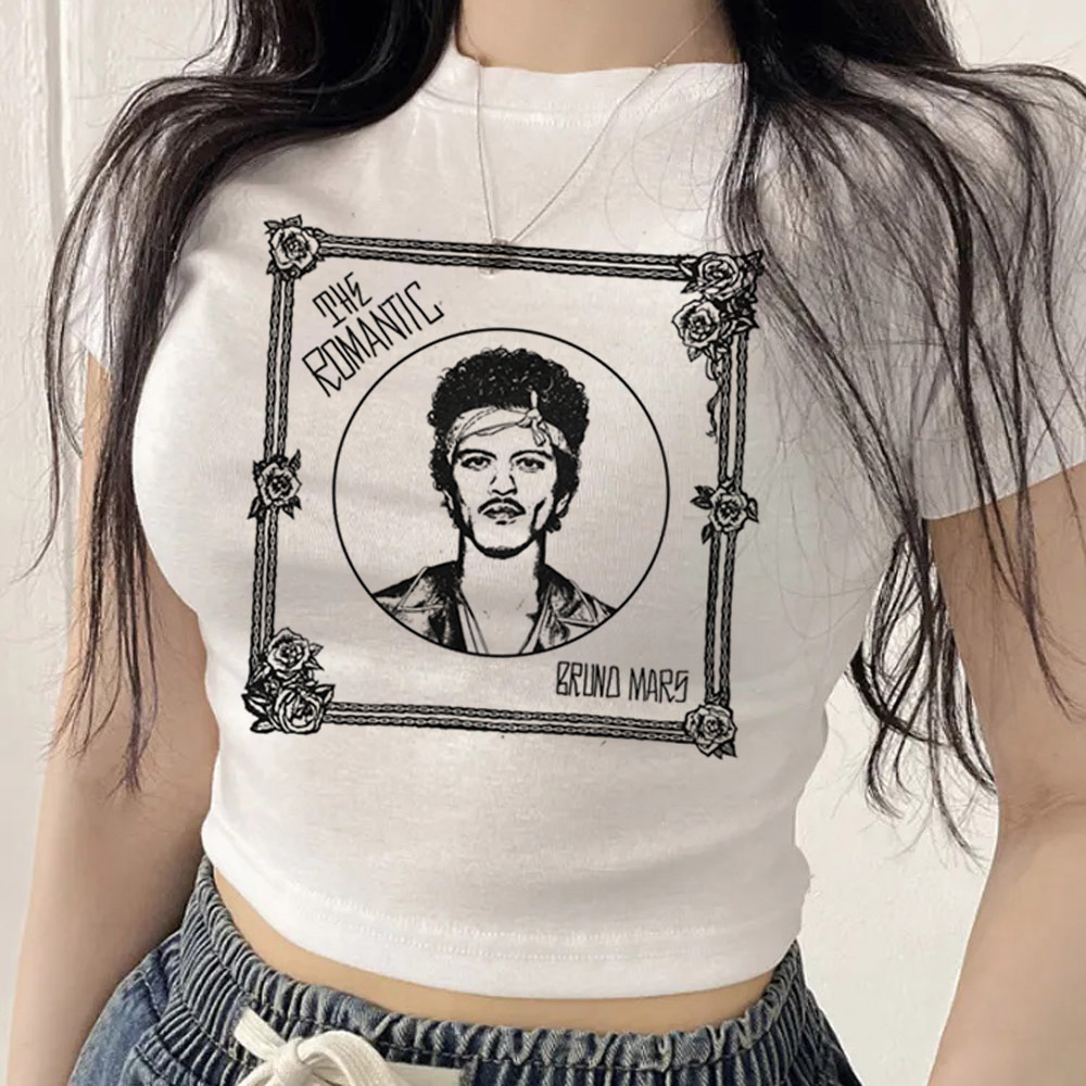 Bruno Mars crop top teen anime - Summer Clothing Teens review and price