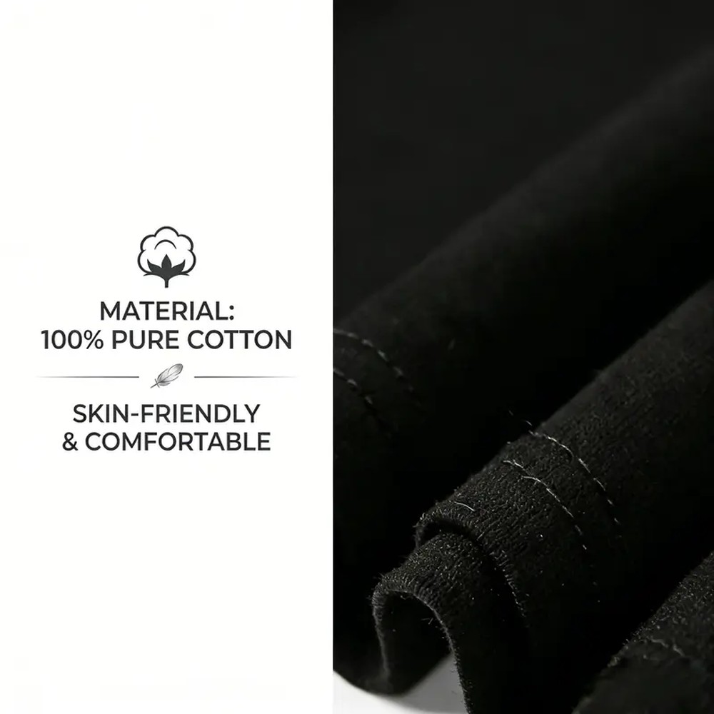 Men's Cotton Round Neck Short- - Summer Clothing Gifts review and price