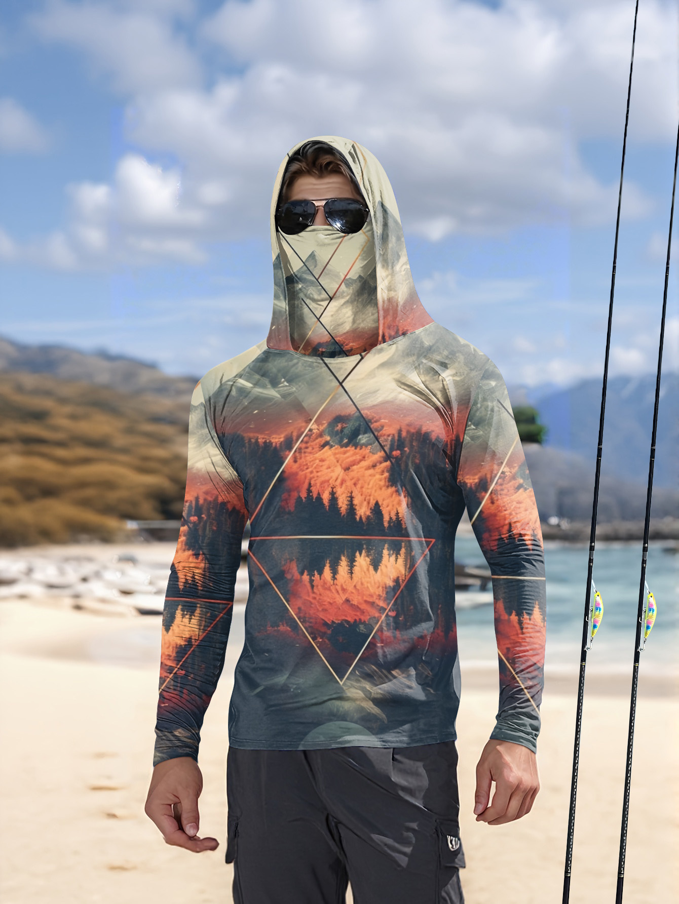 Outdoor Men's Fishing Hoodie B - Summer Clothing Trends review and price