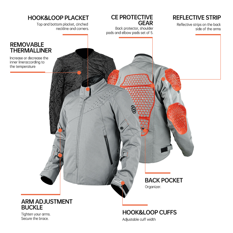 SFK Grey Motorcycle Riding Clo - Summer Knights Clothing review and price