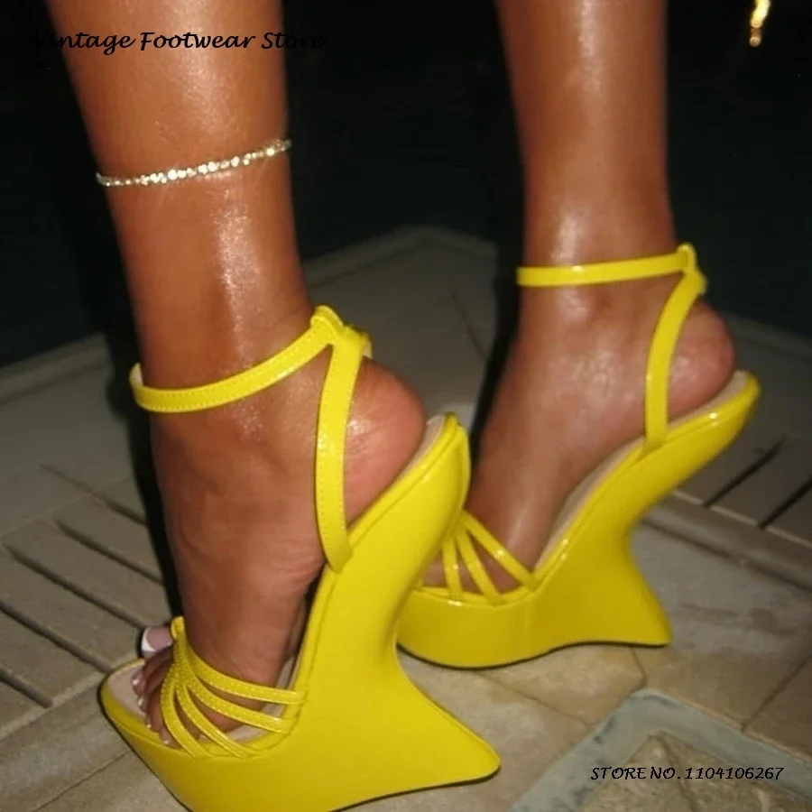 Candy Color Platform Strappy S - Summer Clothing Colors review and price