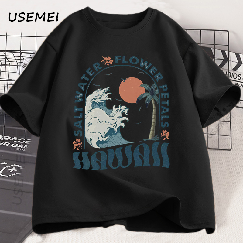 Hawaii Beach T-Shirt Ocean Bea - Summer Vibes Clothing Men review and price
