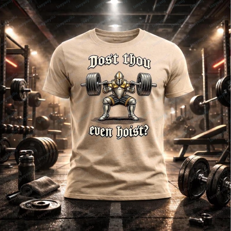 Dost Thou Even Hoist Cotton T- - Summer Knights Clothing review and price