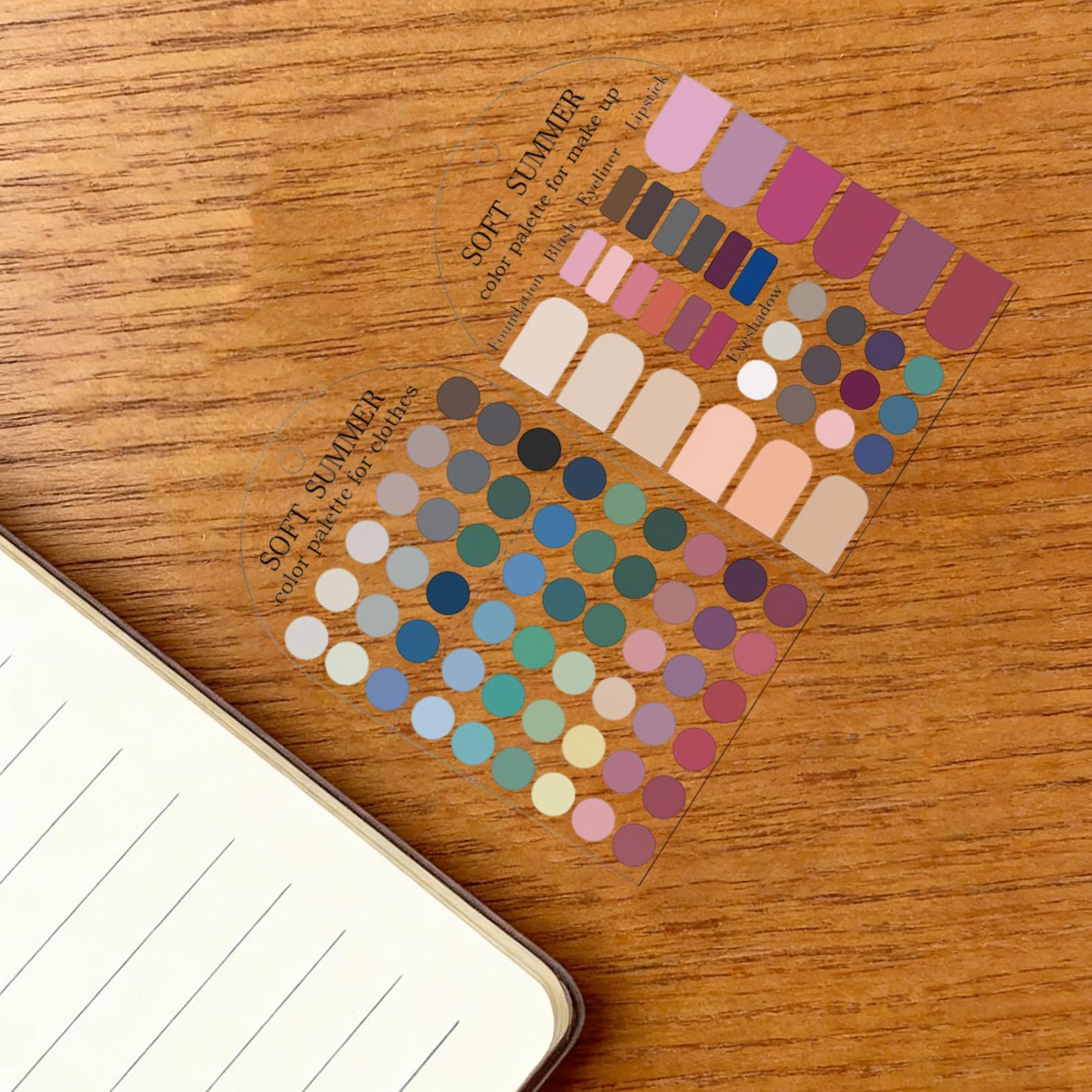 2pcs Soft Summer Color Palette - Summer Clothing Color Palette review and price