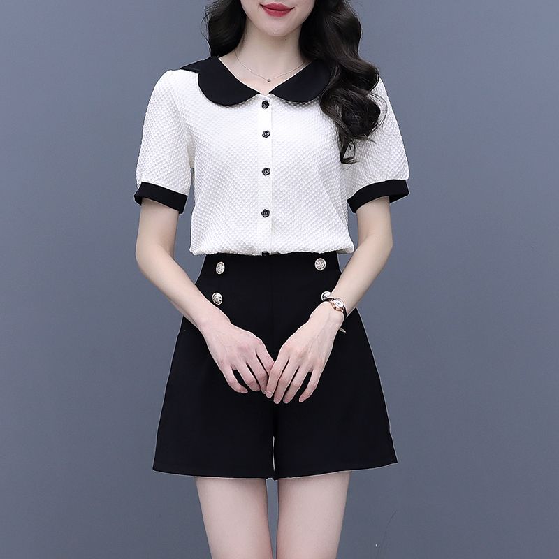 Contrast Color Button Short Se - Summer Clothing Trends 2025 review and price