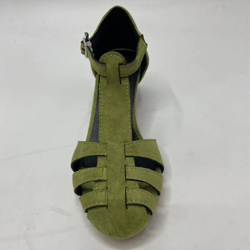 Women's Green Suede Kitten Hee - Summer Clothing For Petite Women review and price