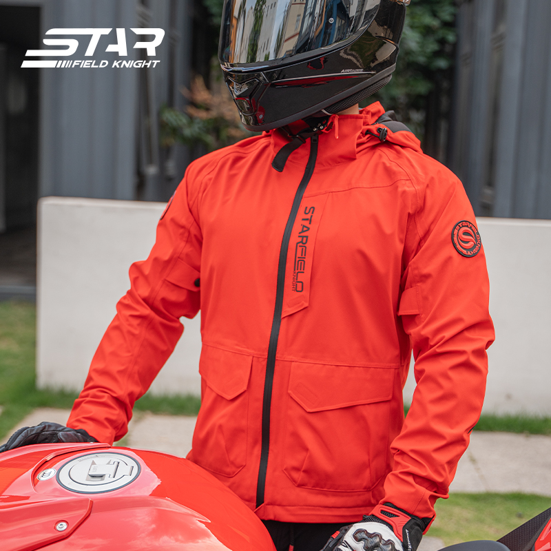 SFK Orange Motorcycle Jacket M - Summer Knights Clothing review and price