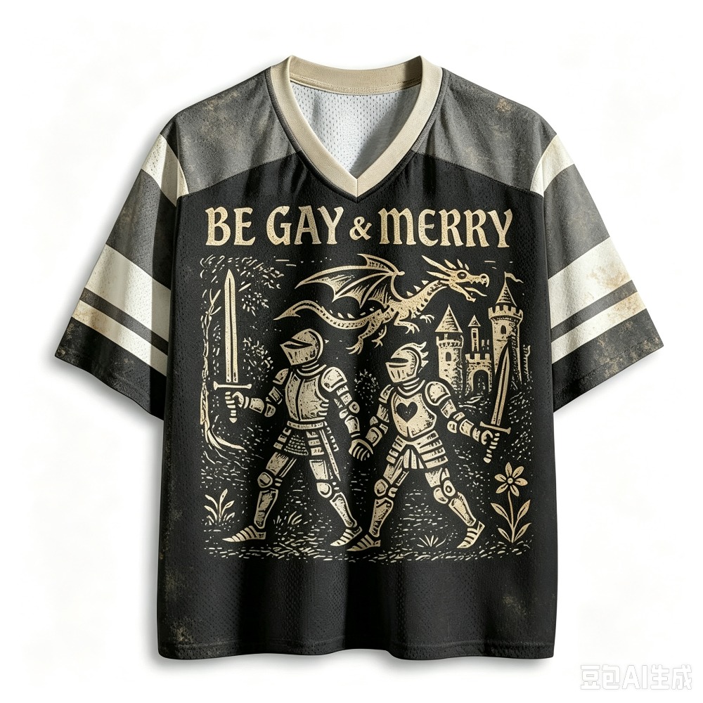 Retro Gothic Knight Fighting T - Summer Knights Clothing review and price