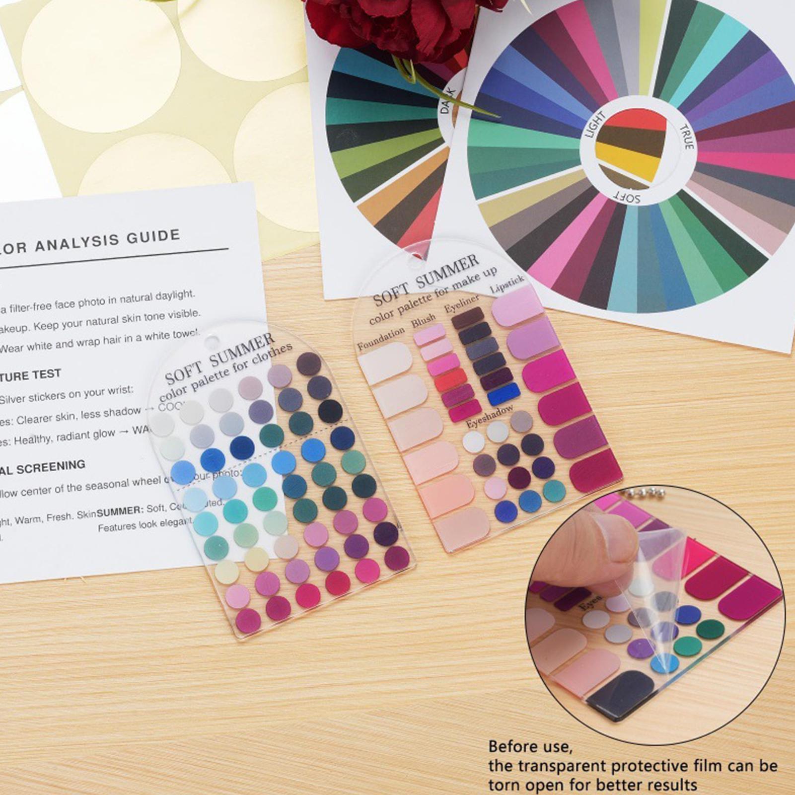 2 Pieces Acrylic Seasonal Pale - Summer Clothing Color Palette review and price