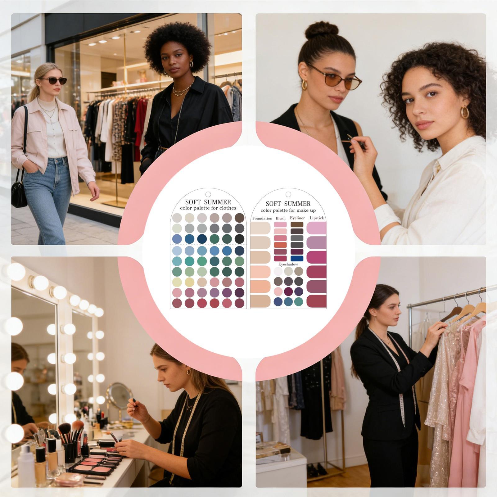 Soft Summer Color Palette Card - Summer Clothing Color Palette review and price