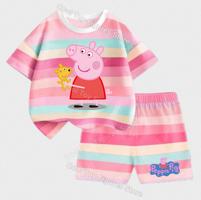 Peppas Pig Series Stripes Loun - Summer Clothing Gifts review and price