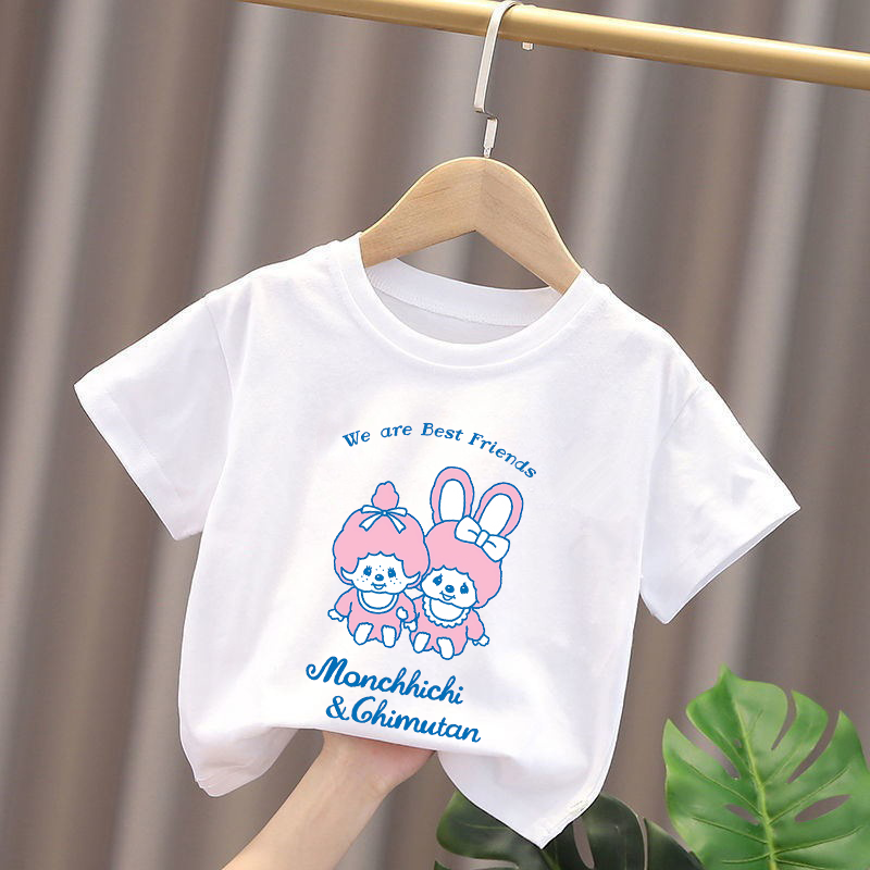 Monchhichi Kids T-shirts Anime - Summer Clothing Gifts review and price
