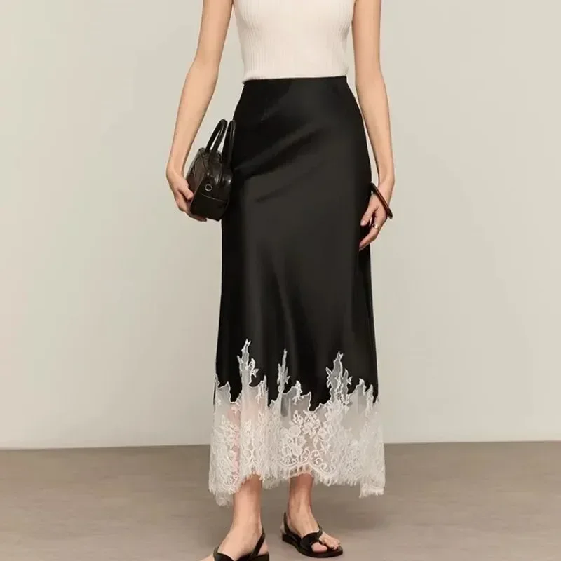 Fairy Lace-Trim Midi Skirt Hig - Summer Clothing Trends 2025 review and price