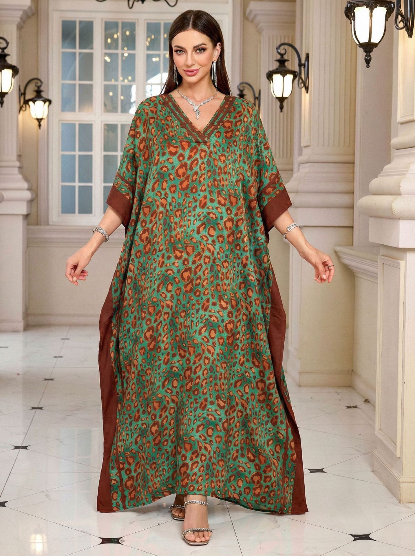 Beach Kaftans for Women Leopar - Summer Clothing Colors review and price