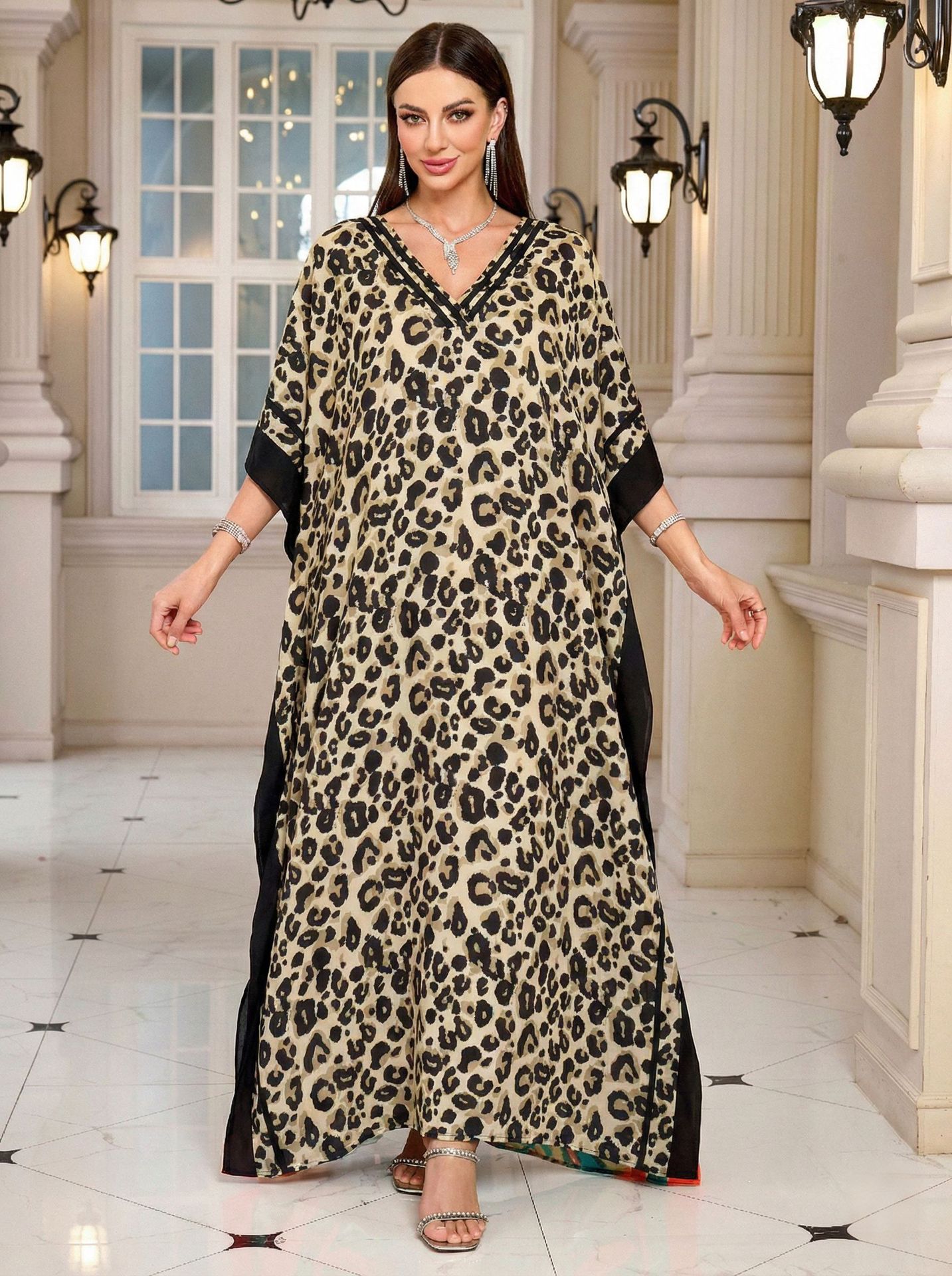 Beach Kaftans for Women Leopar - Summer Clothing Colors review and price