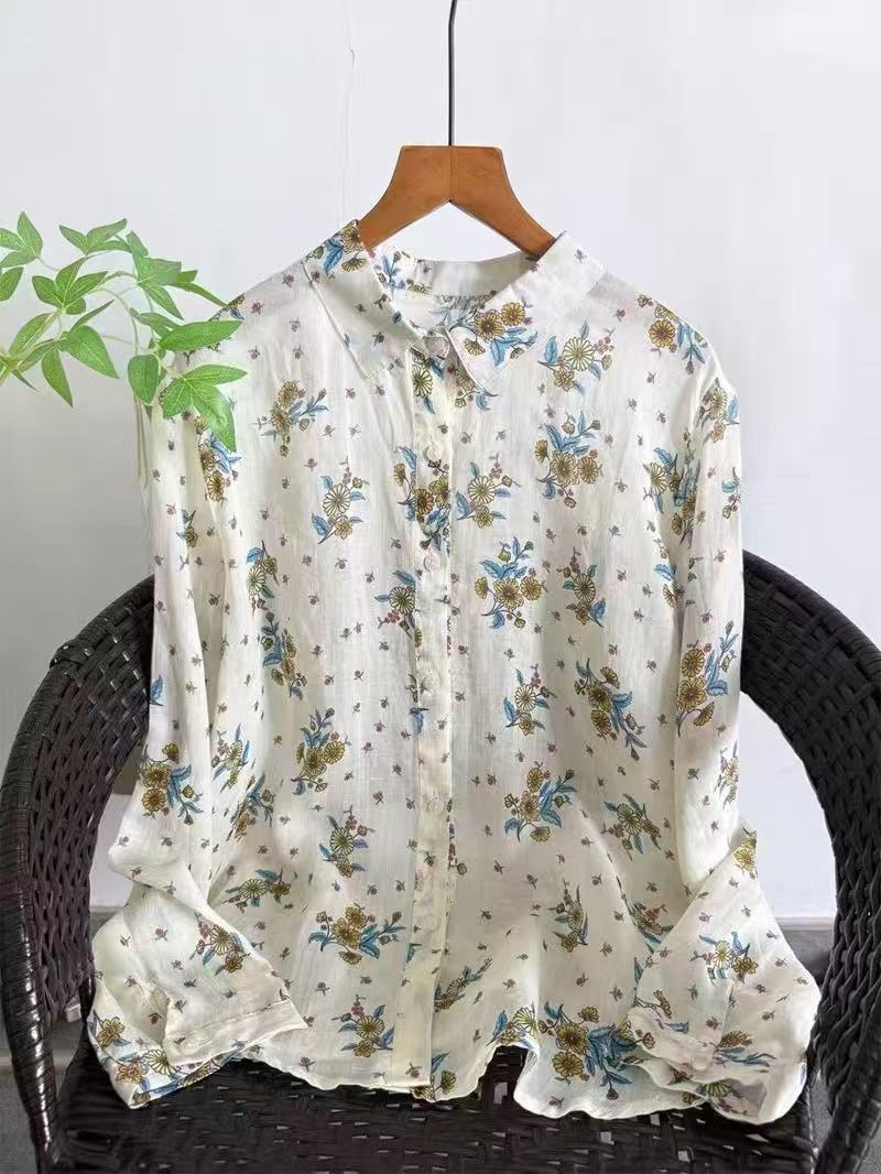 100% Ramie linen shirts and bl - Summer Clothing Brands For Women review and price