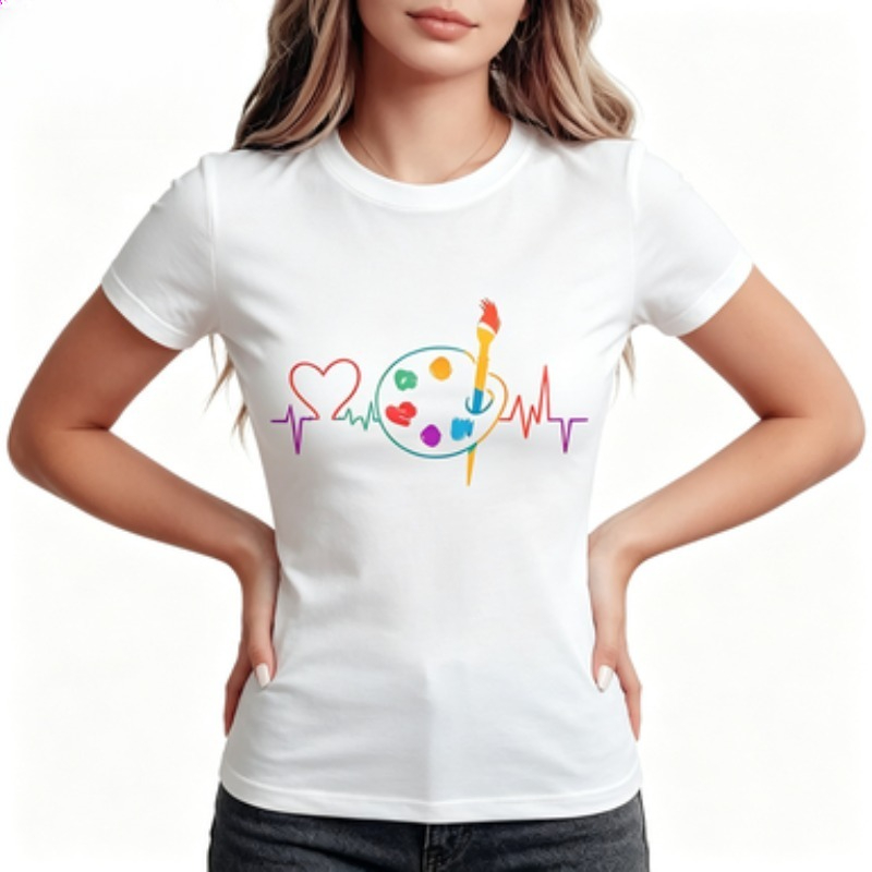 Colorful Geometric Women's Cas - Summer Clothing Color Palette review and price