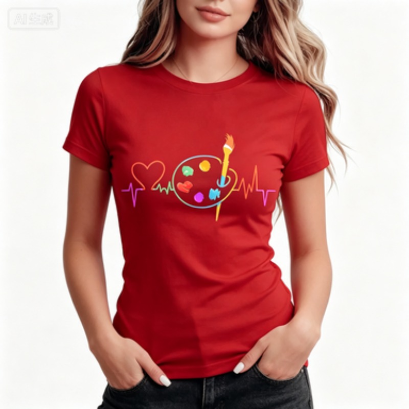 Colorful Geometric Women's Cas - Summer Clothing Color Palette review and price