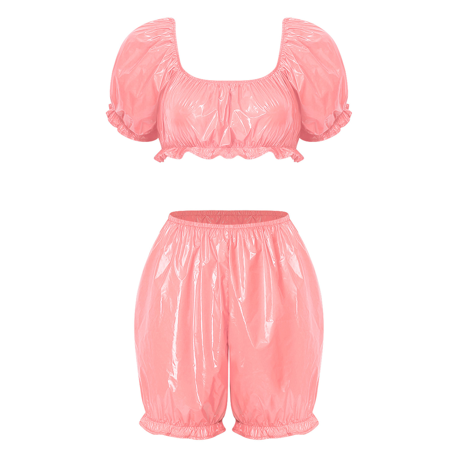 Womens Wet Look PU Leather Clu - Summer Clothing For Petite Women review and price