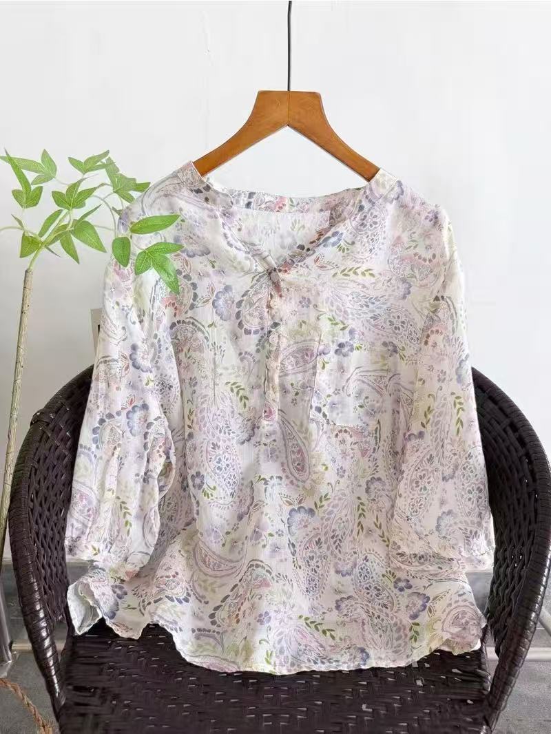 100% Ramie shirts for women su - Summer Clothing In Japan review and price