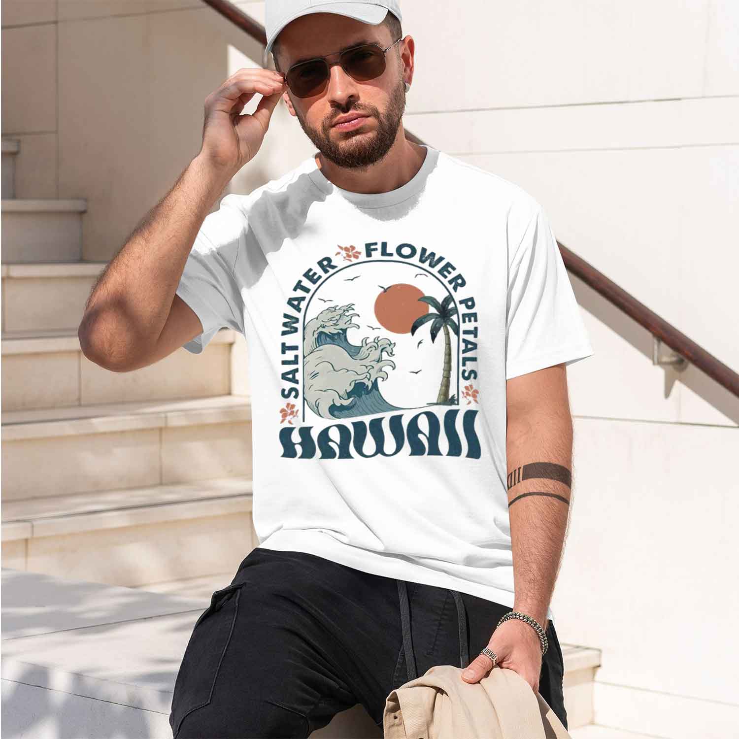 Hawaii Bea T-Shirt Bea T Shirt - Summer Vibes Clothing Men review and price