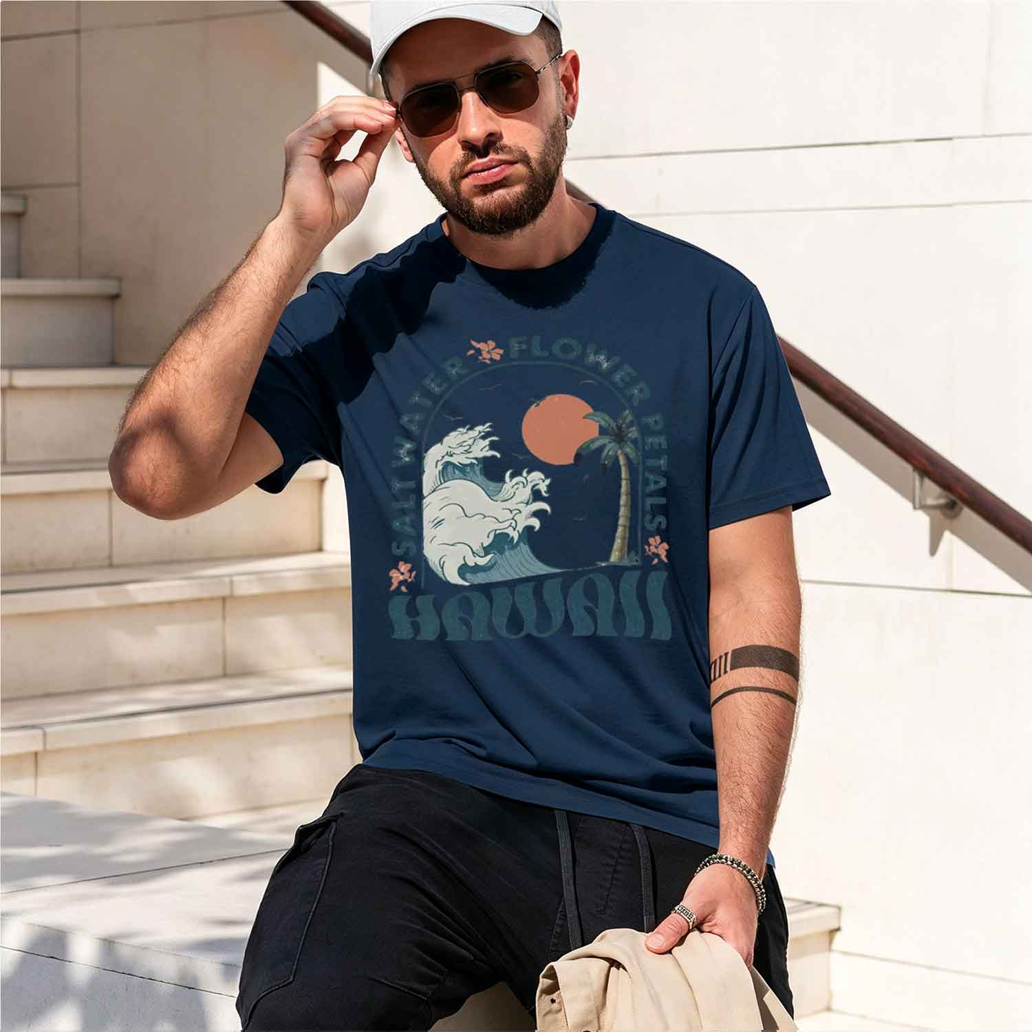 Hawaii Bea T-Shirt Bea T Shirt - Summer Vibes Clothing Men review and price