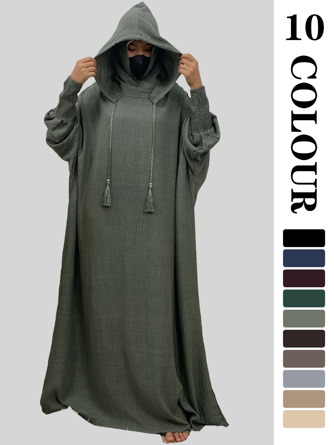 Women 12 Colors Abayas Muslim  - Summer Clothing Colors review and price
