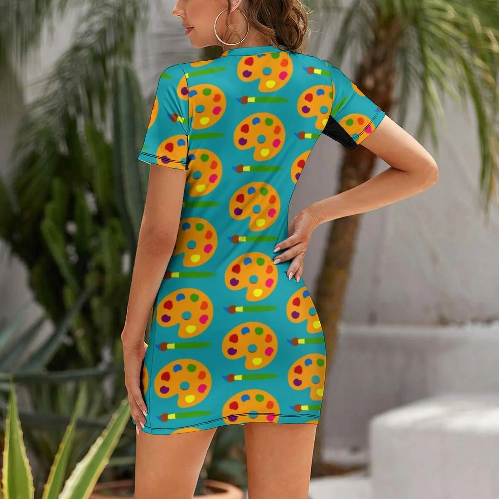 Colorful Paint Palette Short-S - Summer Clothing Color Palette review and price