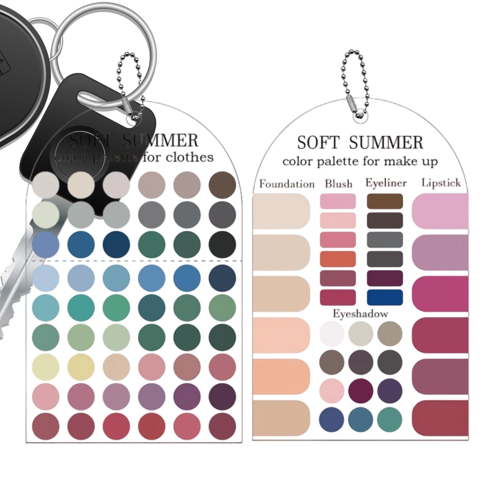 Summer Color Palette Card 2PCS - Summer Clothing Color Palette review and price